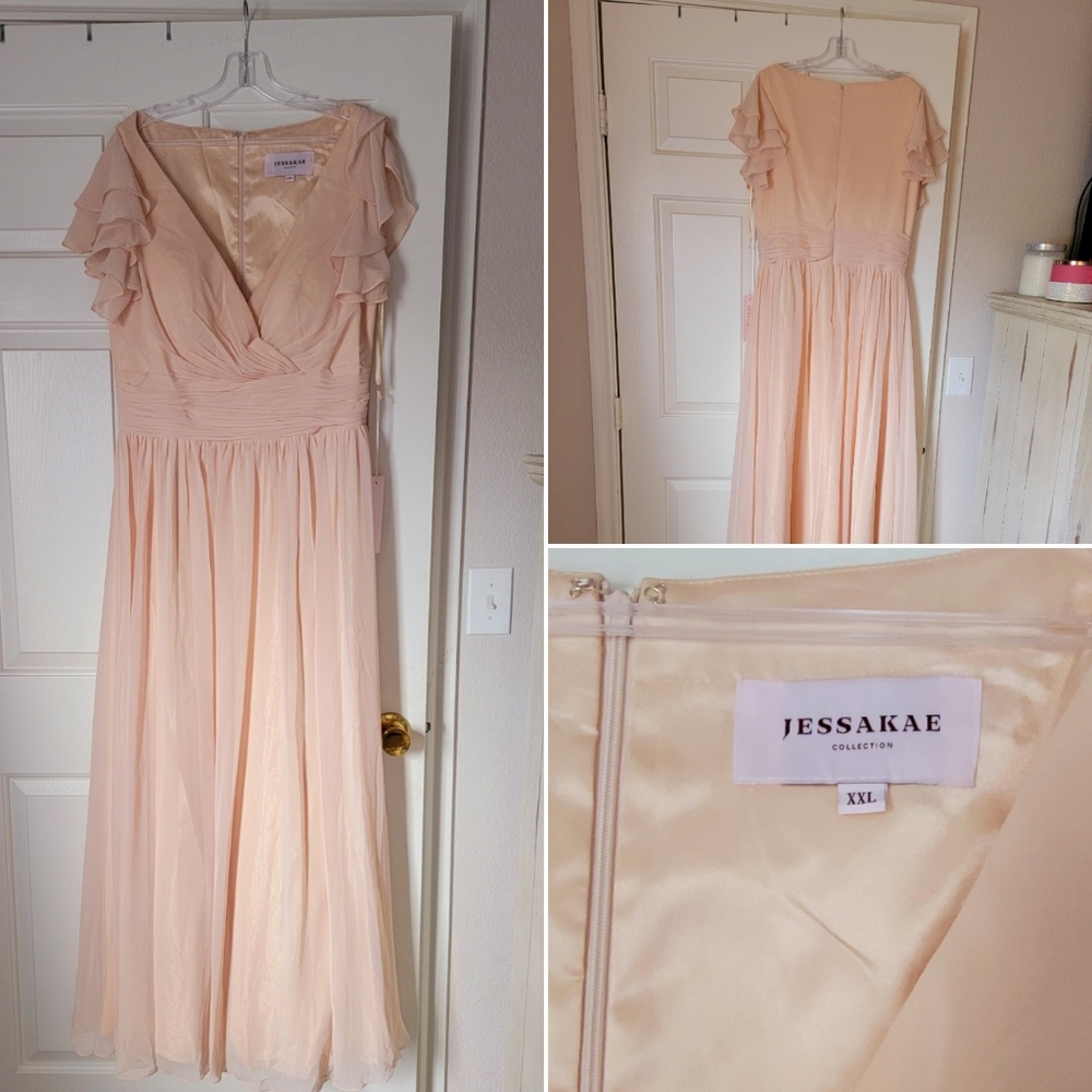 NWT Peach 🍑 Bridesmaid or MOB Dress